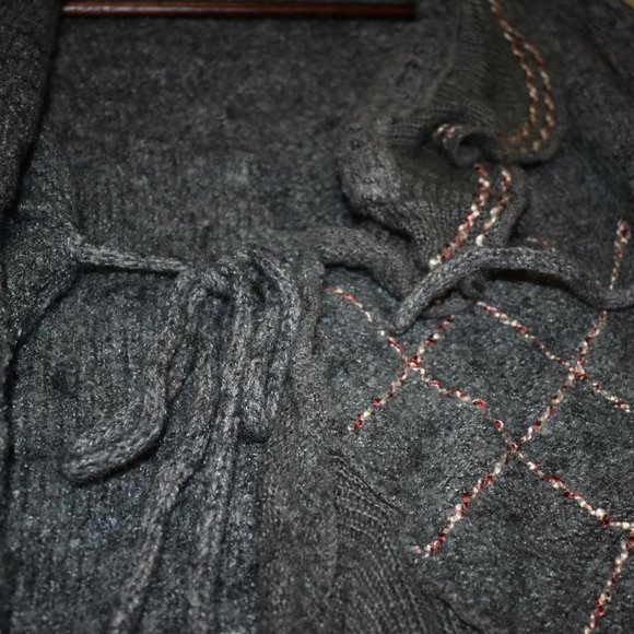 SOLD 🦋 FORLA PARIS Wrap Knit Cardigan Sweater - Picture 12 of 16